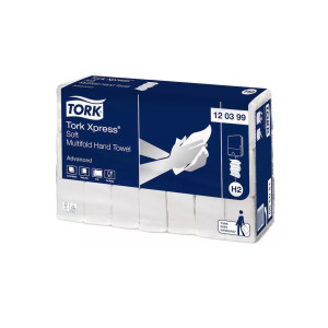 Листовые полотенца Tork Premium H2 Interfold двухслойные на 136 листов
