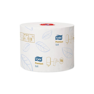 Туалетная бумага TORK Premium Mid-size в меди рулонах мягкая двухслойная, 90 м. Photo 3