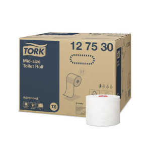 Туалетная бумага TORK Advanced в меди рулонах, белая, двухслойная, 100 м
