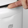 Корзина для мусора TORK, настенная крепь, белая, 5 л