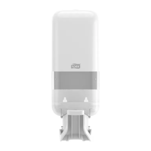 Диспенсер для мыла пены и дезинфицирующих средств Tork S4 (1 л, белый, с локтевым рычагом)