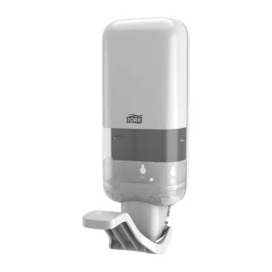 Диспенсер для мыла пены и дезинфицирующих средств Tork S4 (1 л, белый, с локтевым рычагом). Photo 2