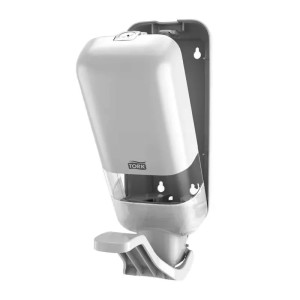 Диспенсер для мыла пены и дезинфицирующих средств Tork S4 (1 л, белый, с локтевым рычагом). Photo 3