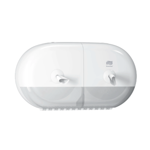 Двойной диспенсер для туалетной бумаги в мини-рулонах TORK SmartOne, белый