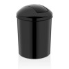 Корзина для мусора с крышкой-бабочкой Rulopak, 15 л, черная