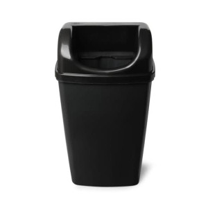 Корзина навесная, черная для мусора, 6 л