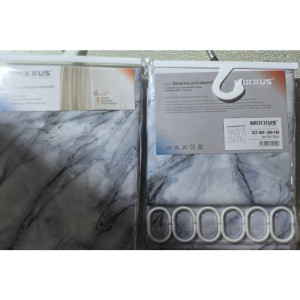 Шторка для ванной Mixxus SCT-009-180x180 из полиэстера (Узор 