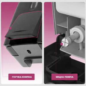 Диспенсер для жидкого мыла торговой марки Interhasa навесной 800 мл INSPIRE Serie ЧЕРНЫЙ (9088B). Photo 3