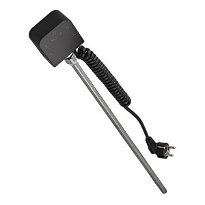 ТЭН электрический Mixxus TEH-0206 BLACK для полотенцесушителей 600W (цвет черный) (MI6632)