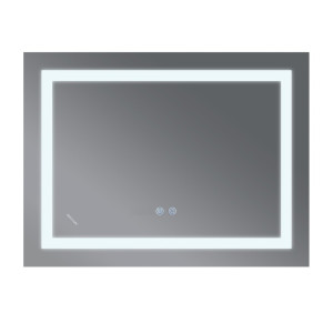 Зеркало Mixxus WARM MR12-90x70-Reverse с Led Touch, Anti-fog, димером, регулятором яркости (MI6675)