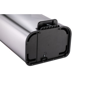 Мусорное ведро с плавным закрытием прямоугольное Mixxus Cubic-TC0112 SS Color 12л цвет нержавейка (MI7089)
